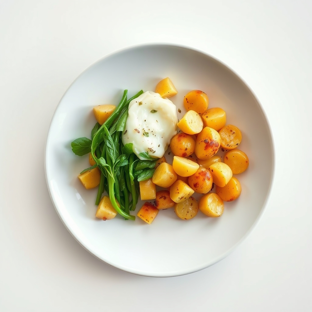Gegrilde groenten salade