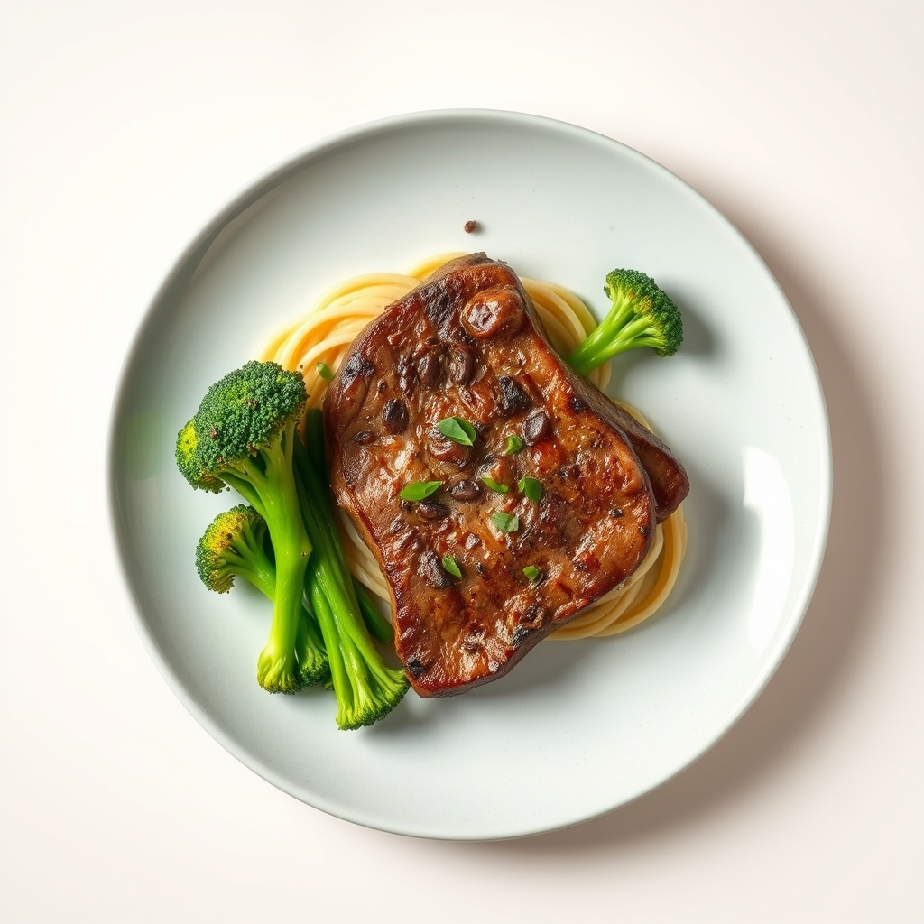 Entrecote met groentemix