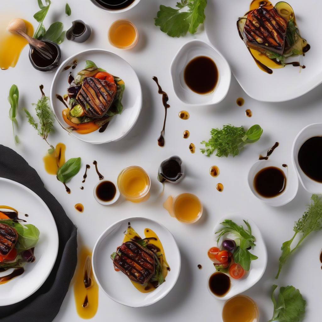 Gegrilde groentenschotel met geitenkaas en een balsamico dressing