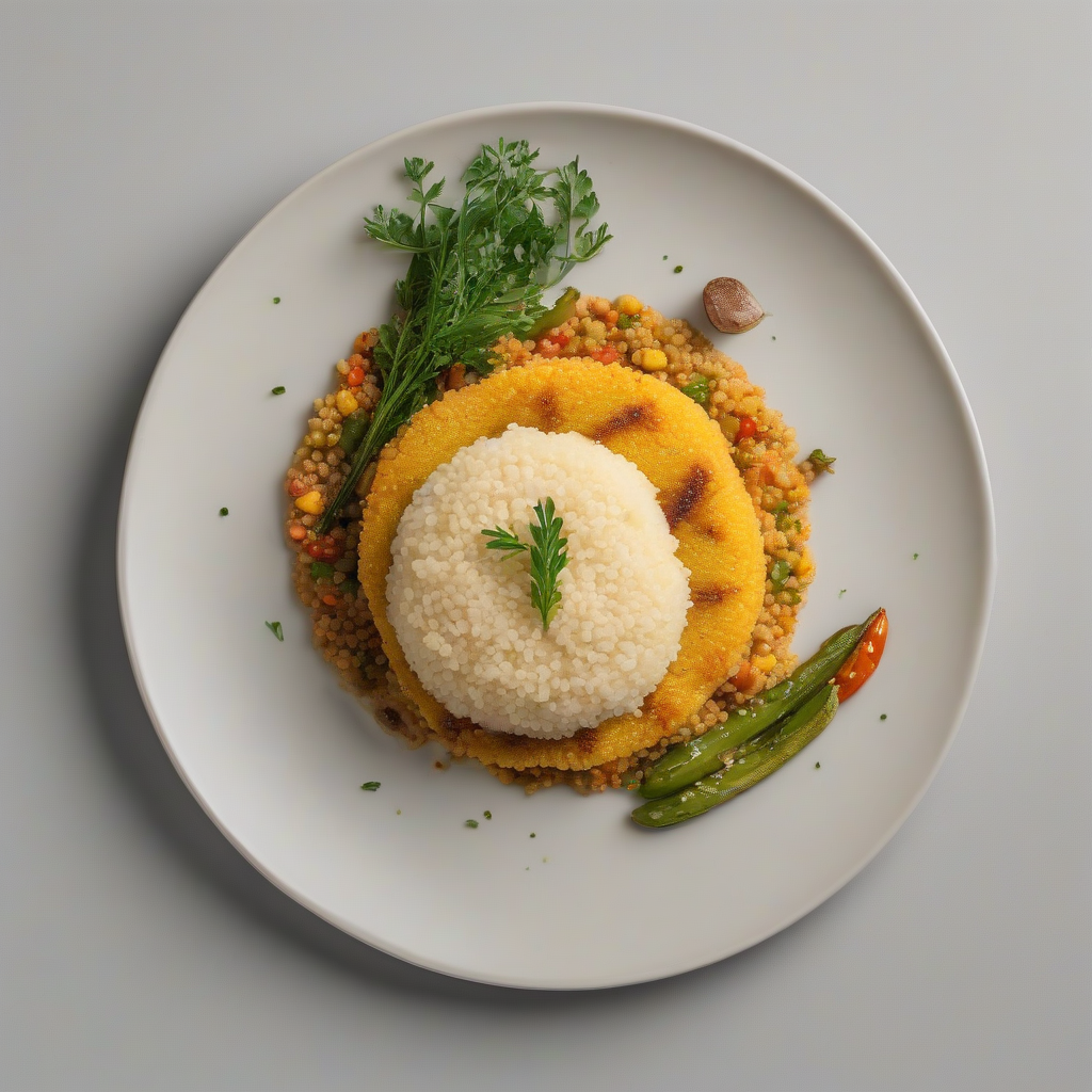 Gekruide kipfilet met couscous en gegrilde groenten