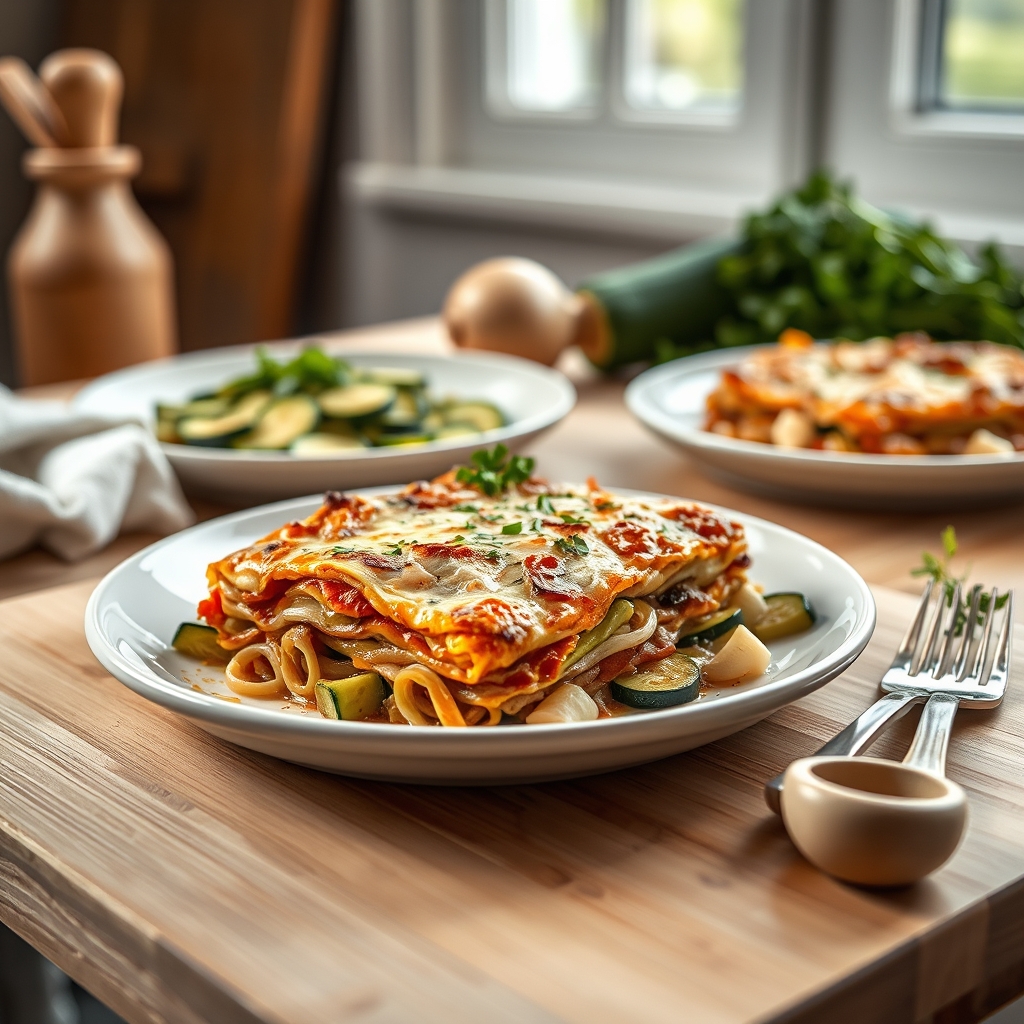 Lasagne met courgette