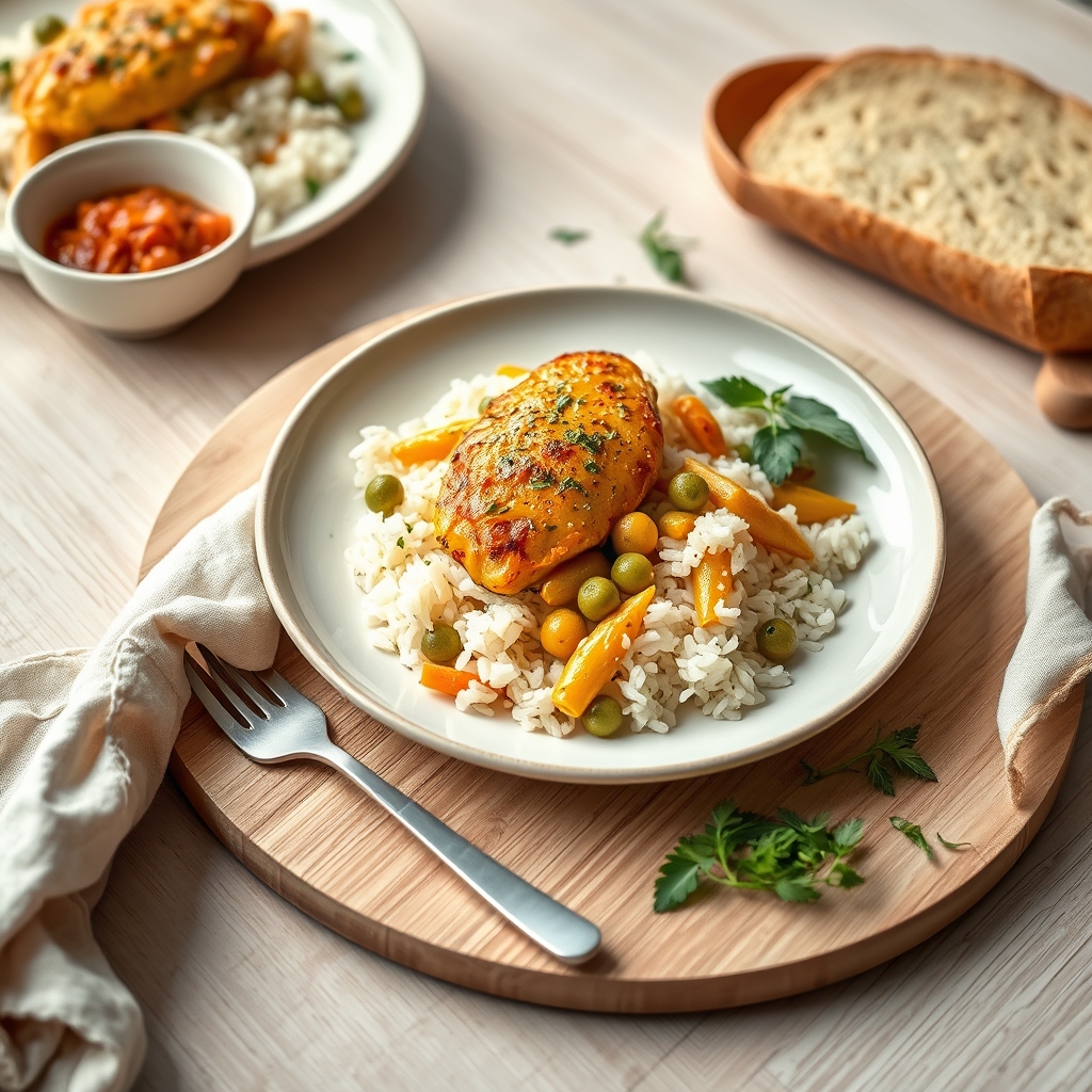 Kipfilet groene curry