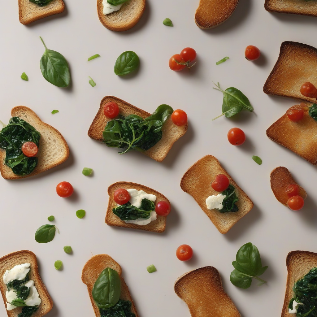 Roerei met spinazie en volkoren toast