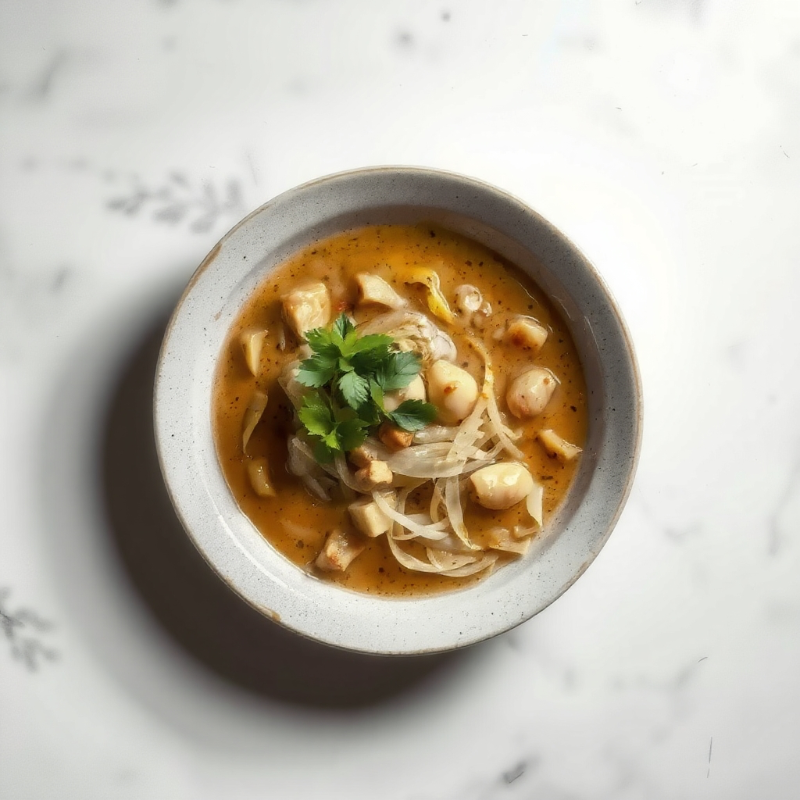 Thaise groentensoep met glasnoedels