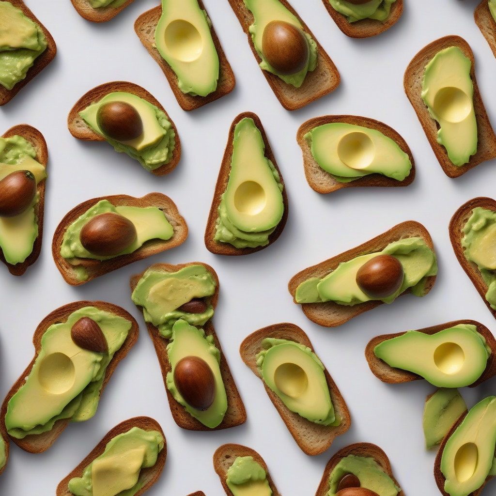 Avocado toast met een gepocheerd ei en kruiden.