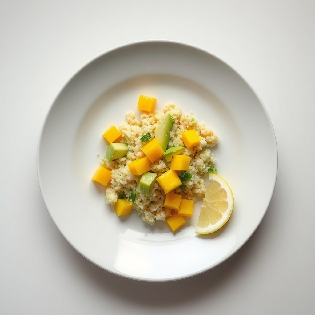 Quinoasalade met mango en avocado