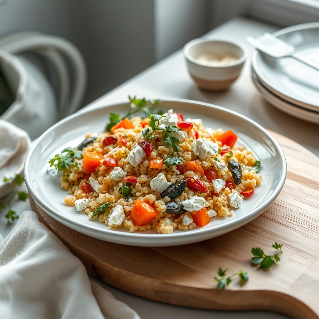 Couscoussalade met feta