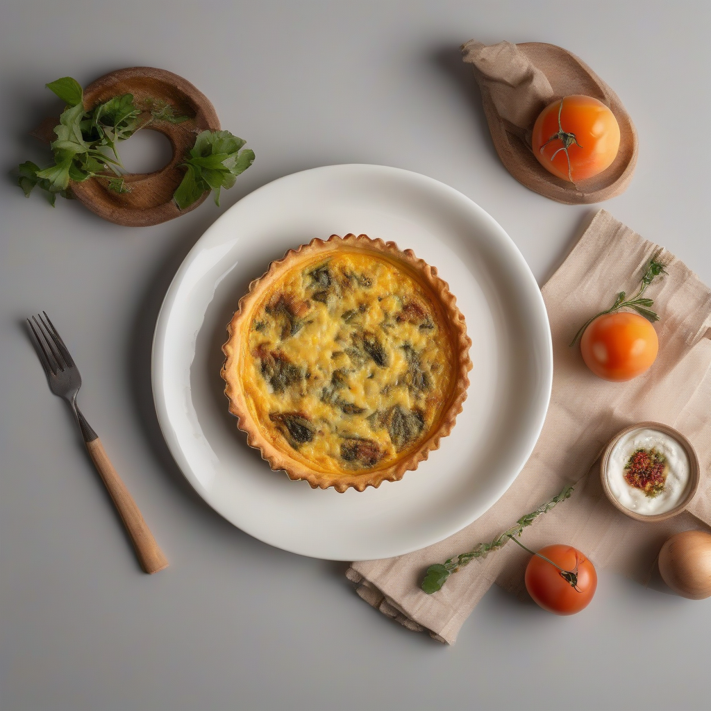 Quiche met prei en spekjes