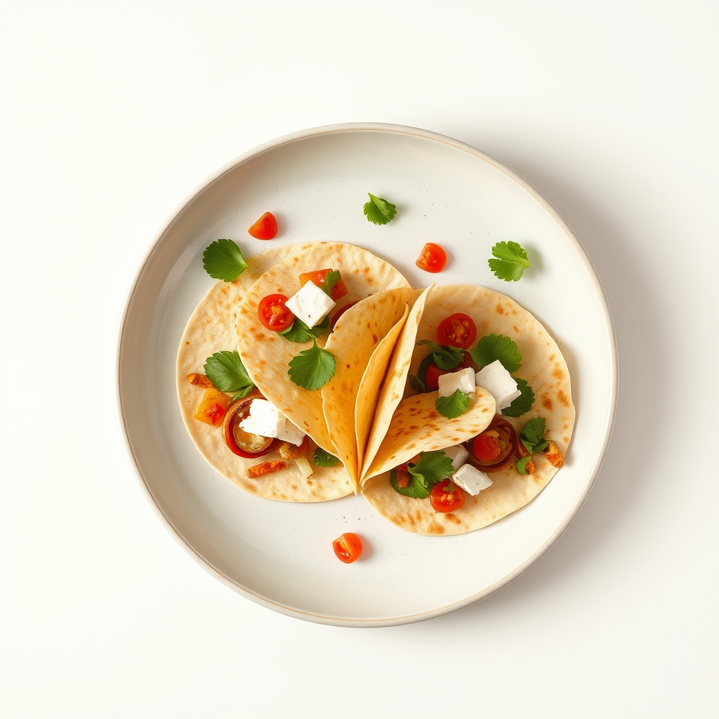 Spinazie tortilla wraps met feta