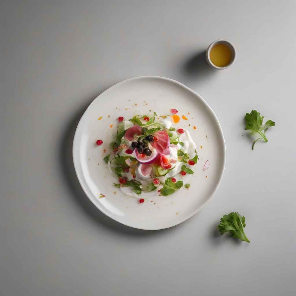 Quinoasalade met tonijn, komkommer en een yoghurt-dilledressing.