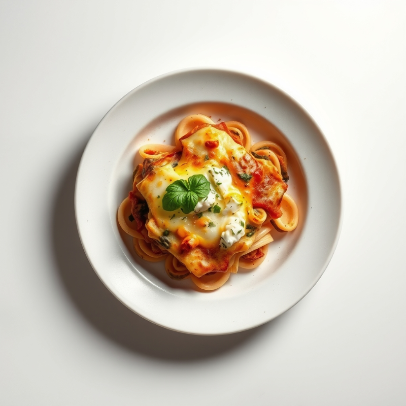 Italiaanse groentelasagne met spinazie en ricotta