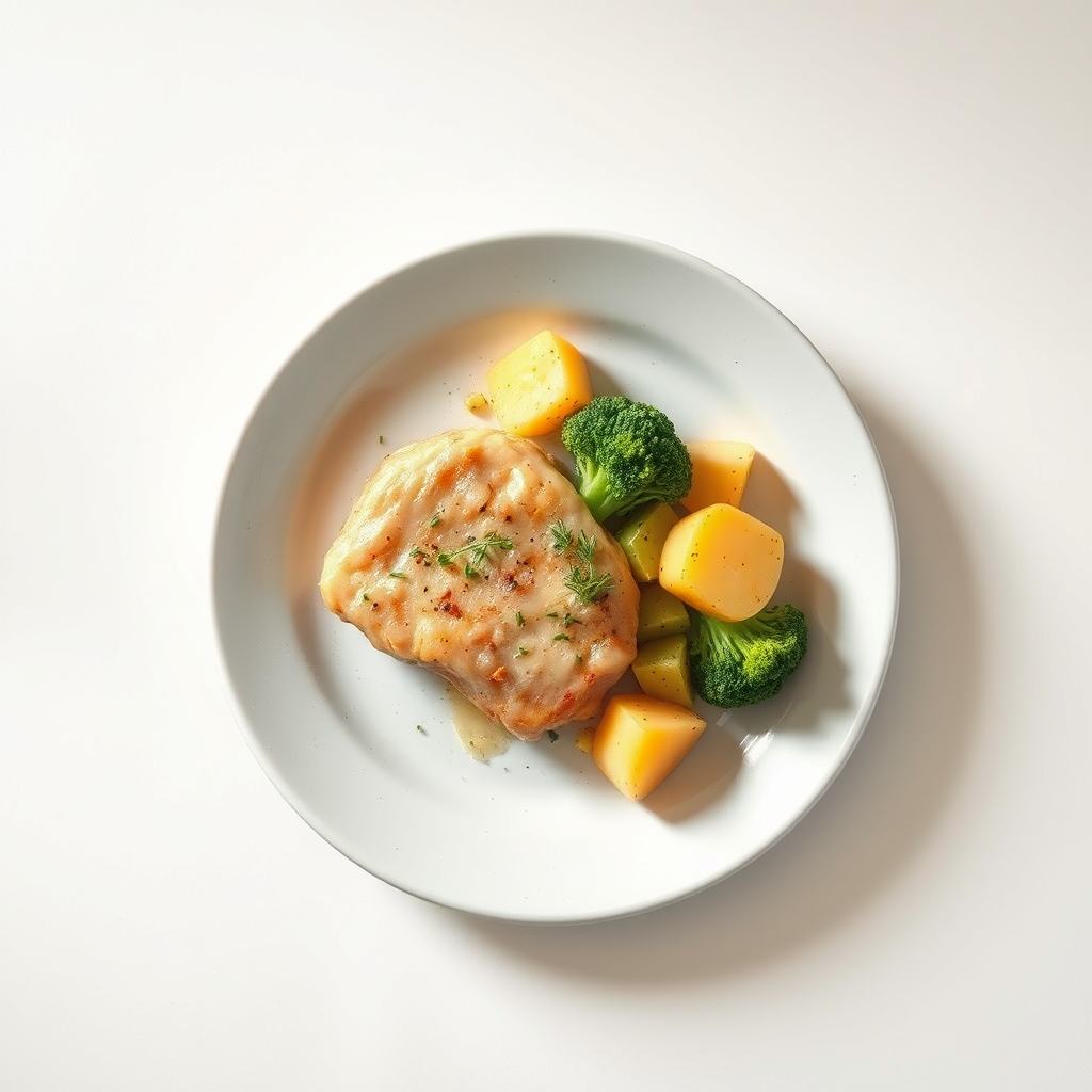 Gebakken zalmfilet met Hollandse nieuwe aardappelen en broccoli