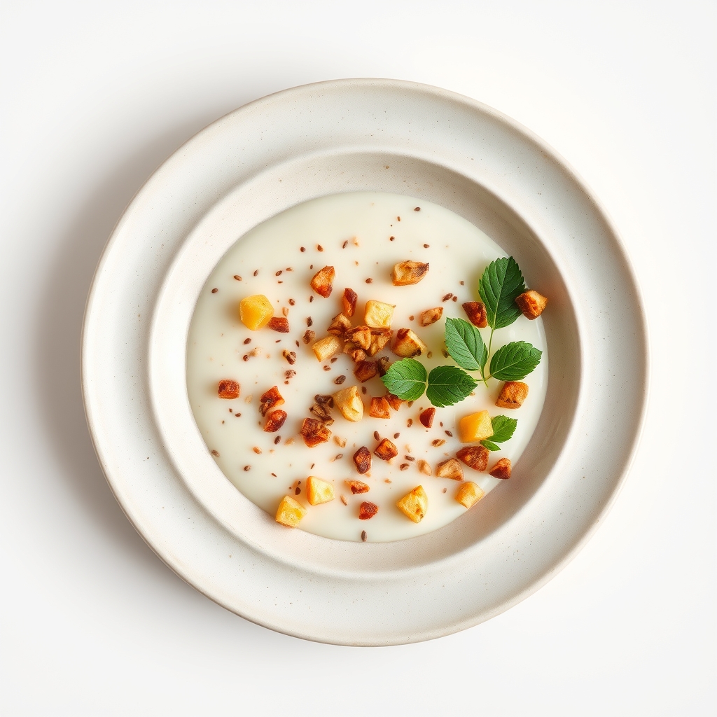 Chiapudding met aardbeien, kokosmelk en zonnebloempitten